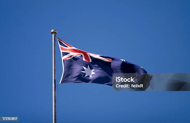 Bandera Australiana Foto de stock y más banco de imágenes de Abrigo - Abrigo, Australia, Bandera