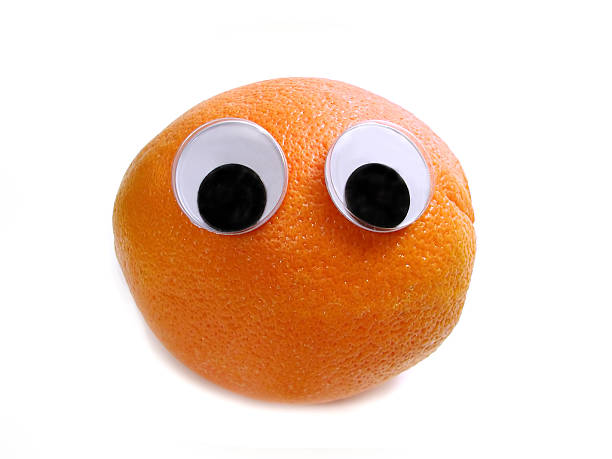 Comic Orange stock photo