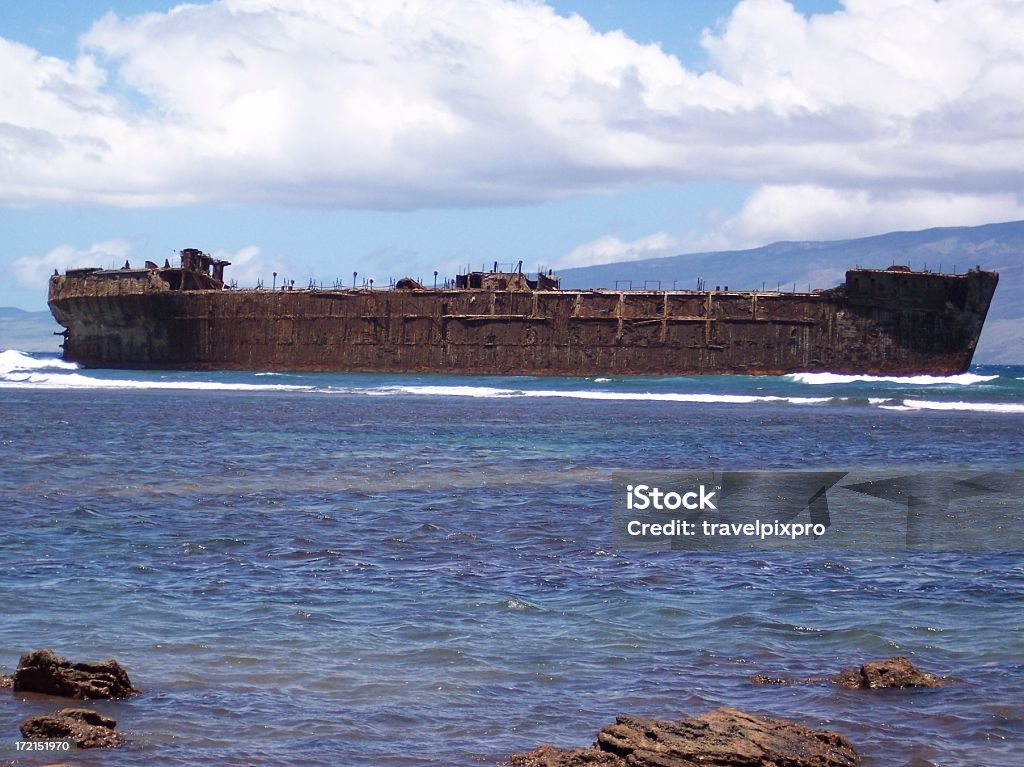 Playa naufragio - Foto de stock de Lanai libre de derechos