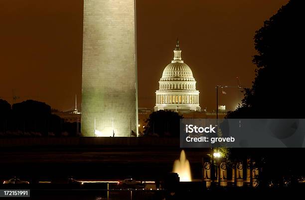 Us Capitol Stock Photo - Download Image Now - Architectural Dome, Capitol Building - Washington DC, Night