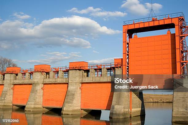 Colorful Water Gate Stock Photo - Download Image Now - Japan, Sluice, Architecture