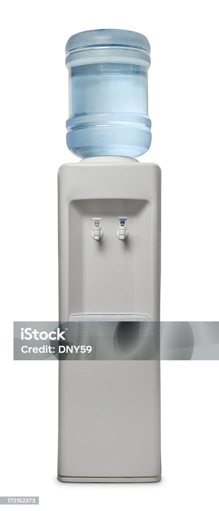 Trinkwasserbehälter auf weißem Hintergrund - Lizenzfrei Freisteller – Neutraler Hintergrund Stock-Foto