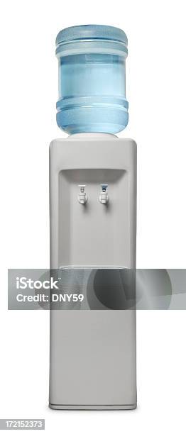 Dispensatore Dacqua Su Sfondo Bianco - Fotografie stock e altre immagini di Dispensatore d'acqua - Dispensatore d'acqua, Scontornabile, Acqua