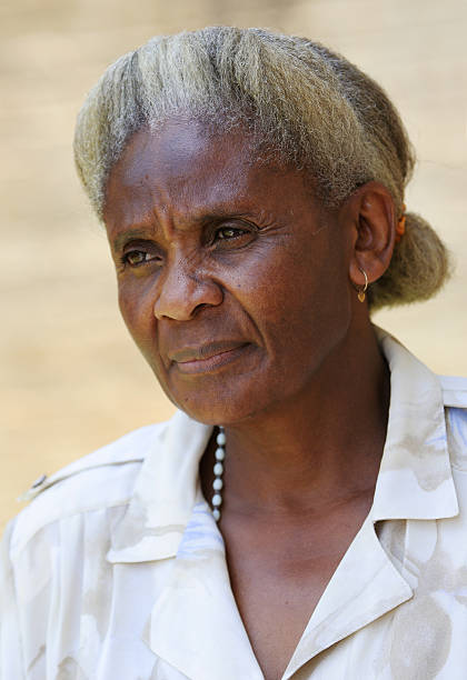 istock Old African Lady Frowning two 172152957