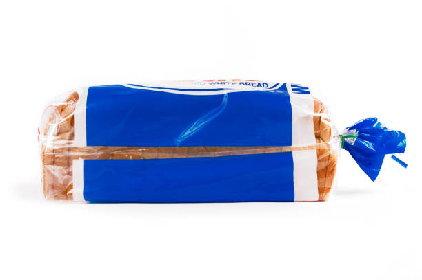 Bag of White Bread stock photo
