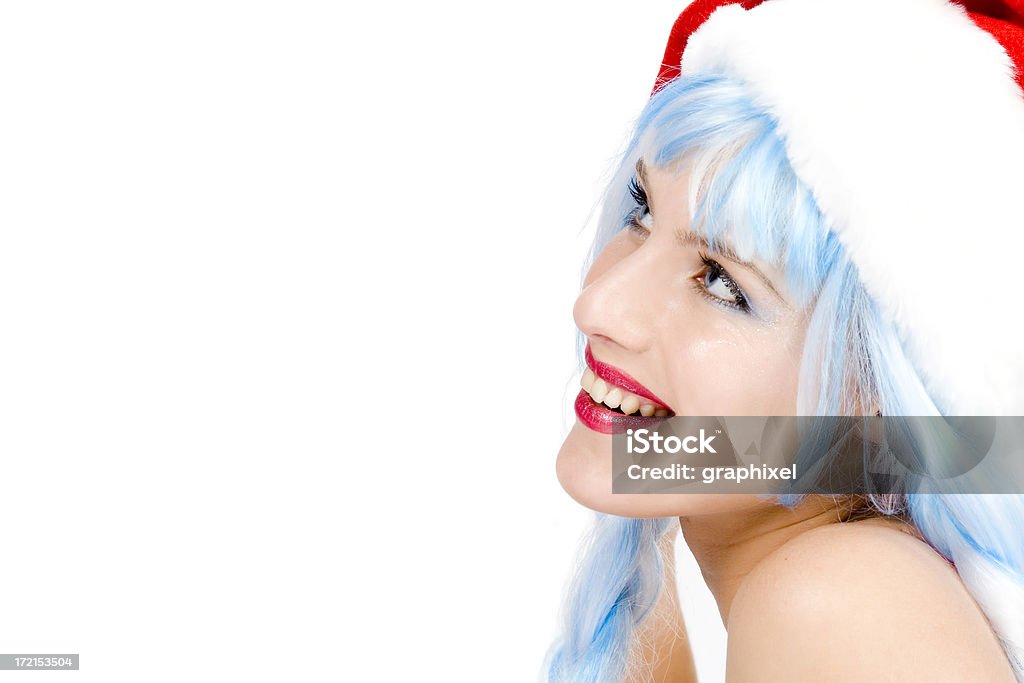 Jovem em fato de banho sexy santa - Royalty-free 20-29 Anos Foto de stock