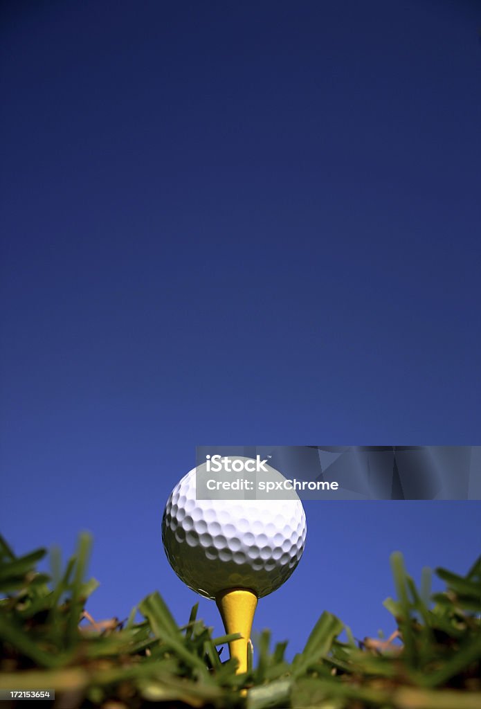 Pallina da Golf Open Blu cielo - Foto stock royalty-free di Ambientazione esterna