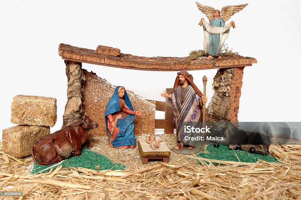 Natale Natività - Foto stock royalty-free di Angelo