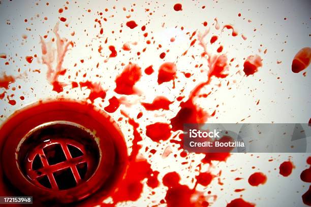 혈성 가라앉다 피에 대한 스톡 사진 및 기타 이미지 - 피, 흩뿌려진, 개수대