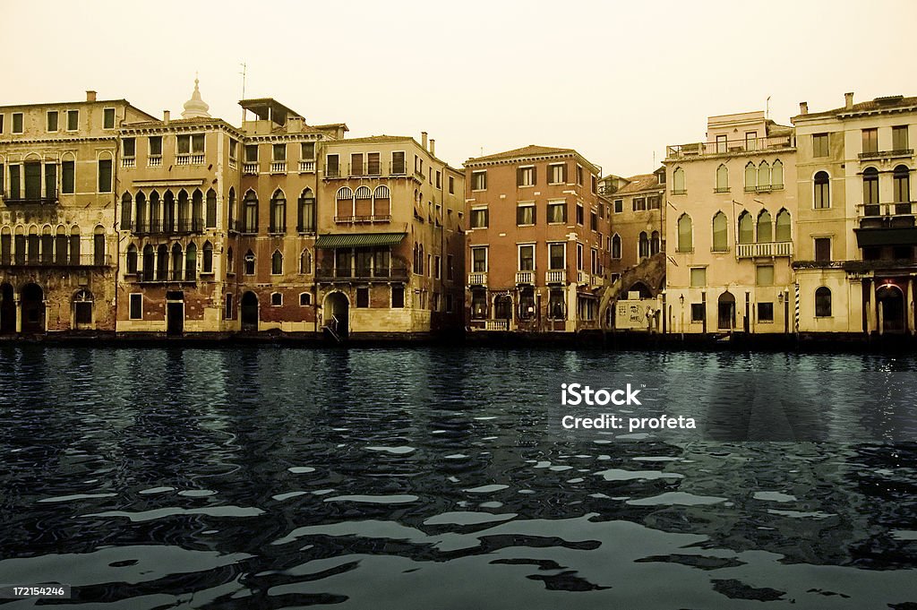 Venedig Embankment - Lizenzfrei Anlegestelle Stock-Foto