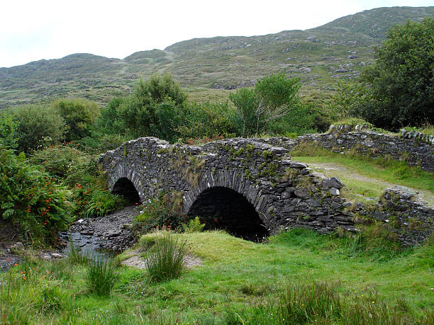 ancient celtic bridge - fsachs78 stockfoto's en -beelden