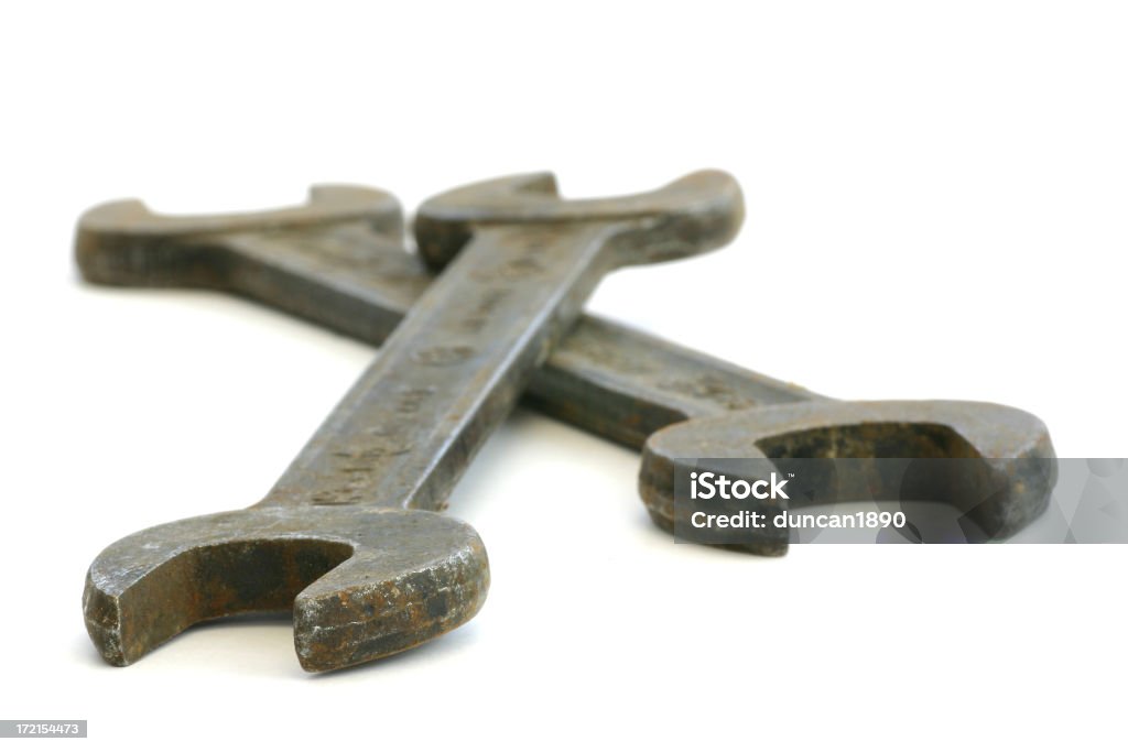 Spanners - Royalty-free Fundo Branco Foto de stock