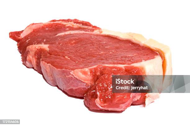 Свежие Сирлоинстейк В Лицо — стоковые фотографии и другие картинки Мясо - Мясо, Без людей, Белый