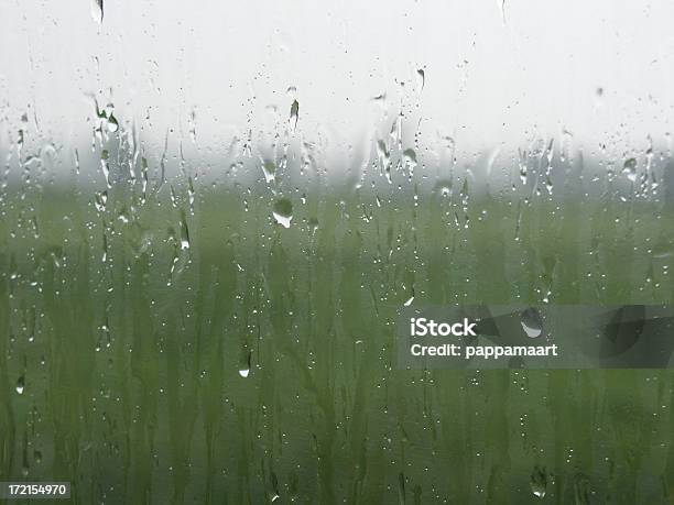 Raindrops Keep Falling On A Window Stock Photo - Download Image Now - Abstract, Backgrounds, Concepts