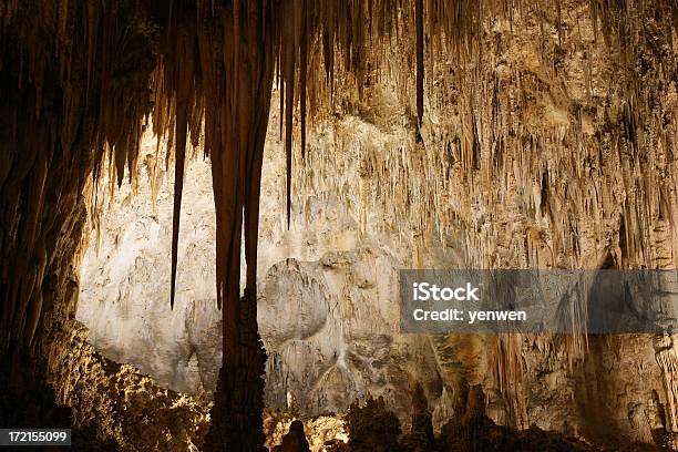 Big Room In Carlsbad Cavern National Park Stock Photo - Download Image Now - Cave, Stalactite, Stalagmite