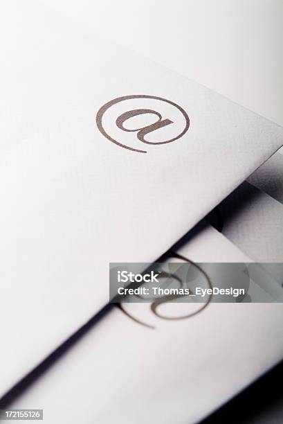 Email Per Te - Fotografie stock e altre immagini di Affari - Affari, Bianco, Busta