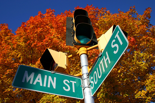 Main Street en otoño photo