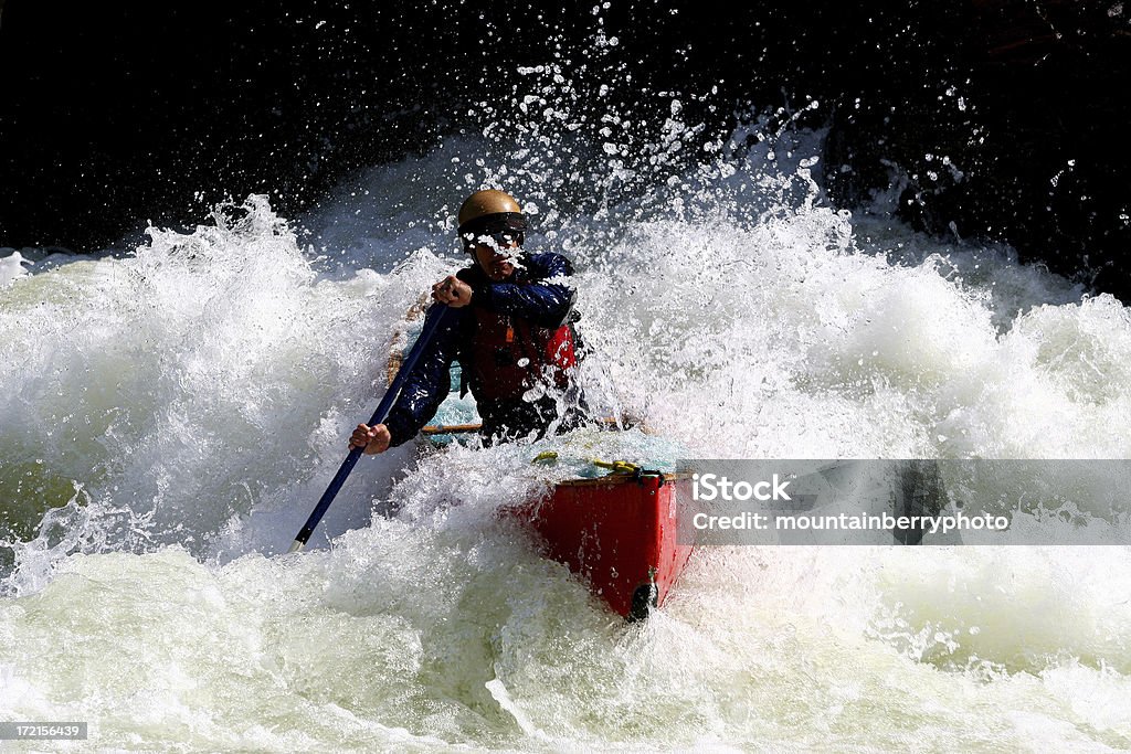 Red canoa - Foto de stock de Canoa royalty-free