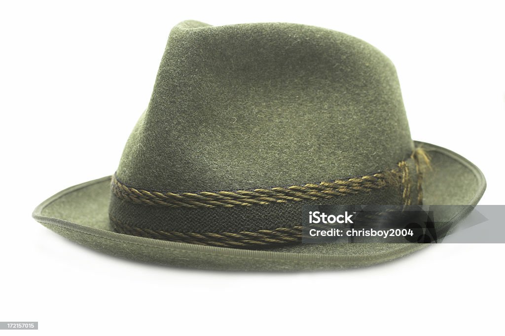 Зеленая шляпа-федора - Стоковые фото Без людей роялти-фри