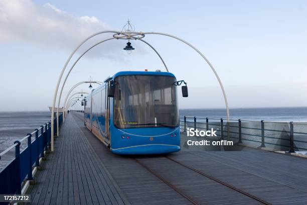 Британский Seaside Пристань С Light Railway — стоковые фотографии и другие картинки Англия - Англия, Саутпорт - Мэн, Великобритания