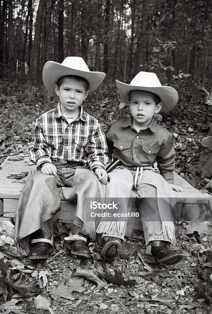 Solide Cowboys - Photo de Enfant libre de droits