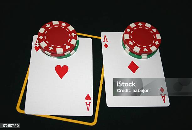 Blackjack Serie Split Stockfoto und mehr Bilder von Ass - Ass, Blackjack, Carson