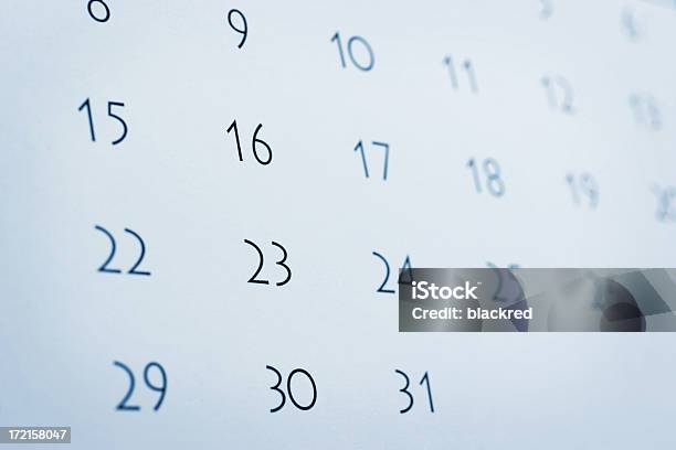Dates Stock Photo - Download Image Now - Calendar, Calendar Date, Close-up