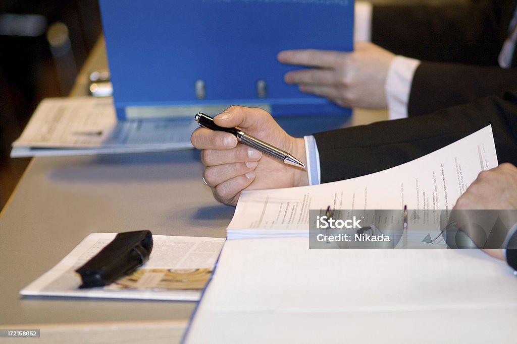 Reunião de negócios - Foto de stock de Agenda pessoal royalty-free