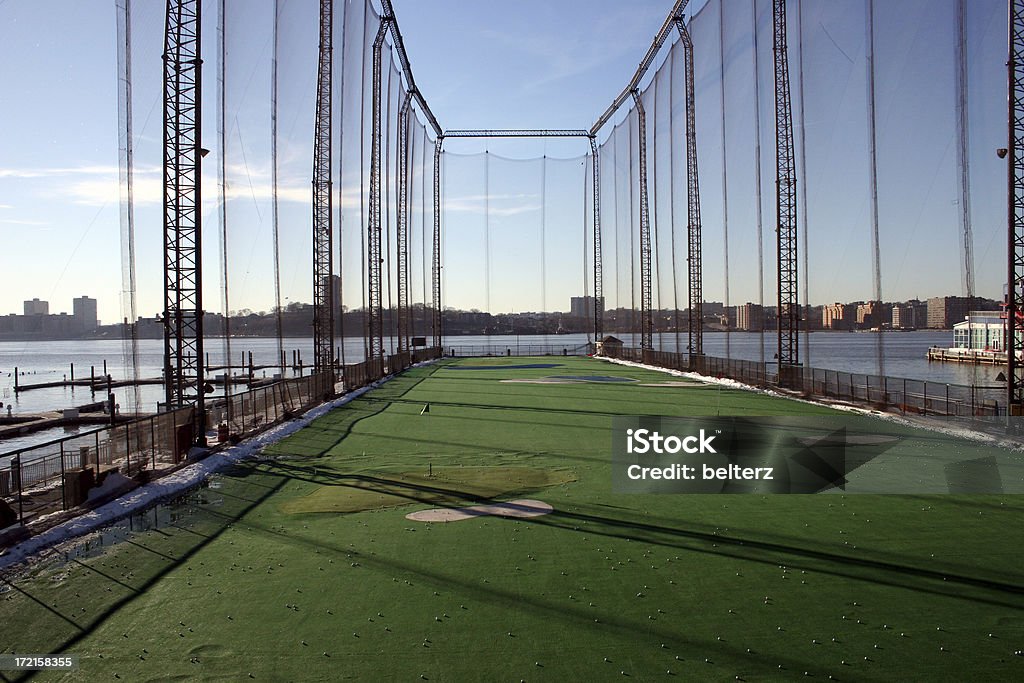 golf driving range - Foto stock royalty-free di Rete sportiva