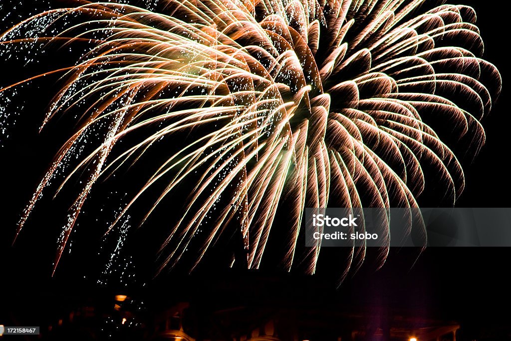 Fireworks New Year's fireworks show.More fireworks images Abstract Stock Photo