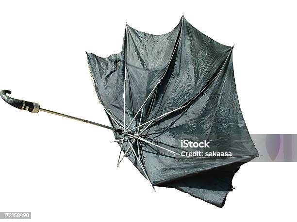 Foto de Sem Proteção e mais fotos de stock de Guarda-chuva - Guarda-chuva, Quebrado, Figura para recortar