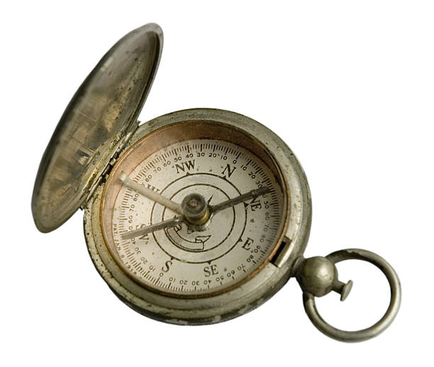 Old Compass stock photo