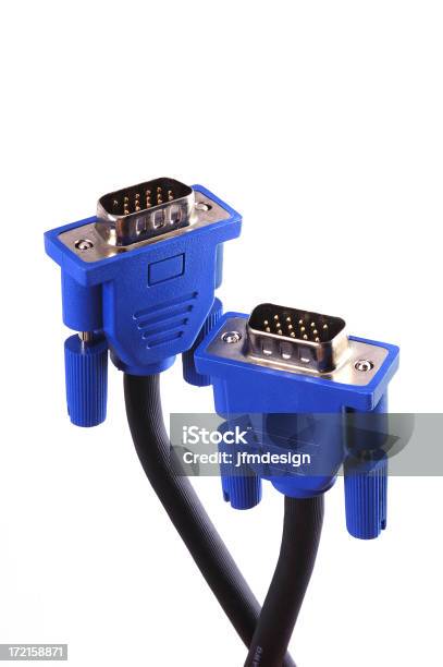 Computer Video Cables Stock Photo - Download Image Now - Cable, Computer Cable, Part of a Series