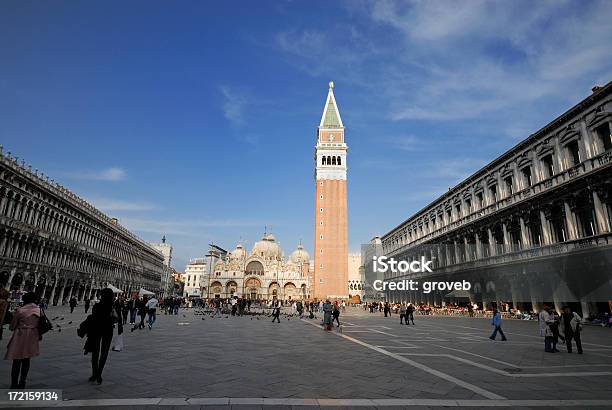 Dzwon Wieża Piazza San Marco Venice - zdjęcia stockowe i więcej obrazów Bazylika - Bazylika, Bazylika św. Marka, Dzwonnica - Wieża
