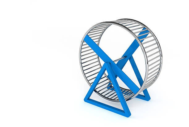 Hamster Wheel stock photo