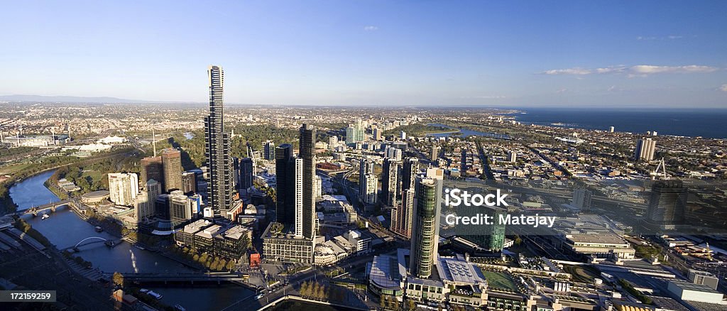 Melbourne panoramę - Zbiór zdjęć royalty-free (Australia)