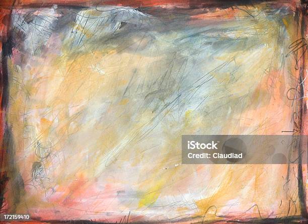 Painted Hintergrund Stock Vektor Art und mehr Bilder von Abstrakt - Abstrakt, Aquarell, Bildhintergrund