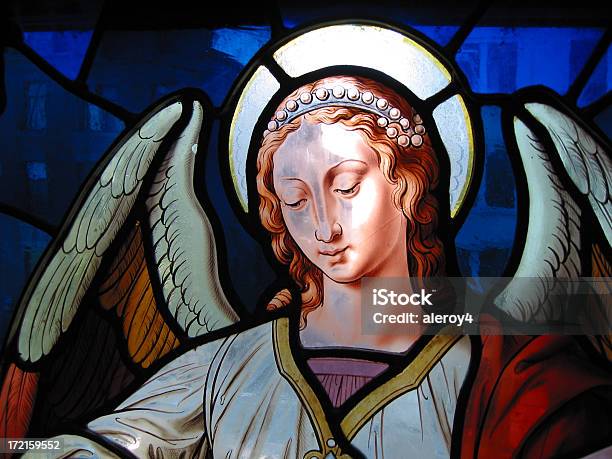 Angel Dettaglio - Fotografie stock e altre immagini di Angelo - Angelo, Chiesa, Composizione orizzontale