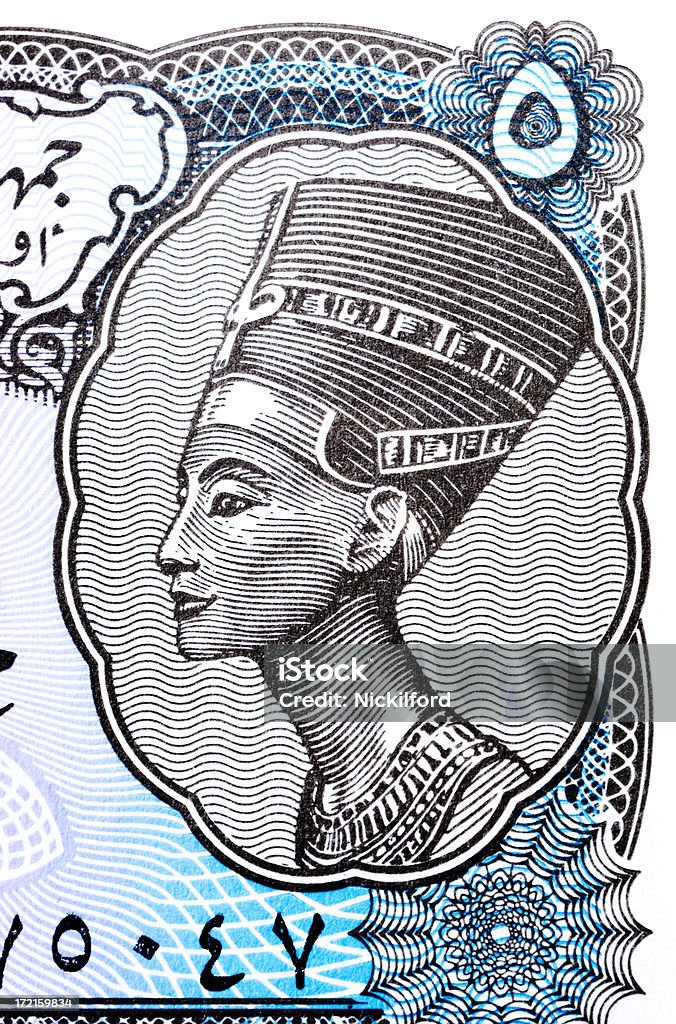 Königin Nofretete - Lizenzfrei Währung Stock-Foto