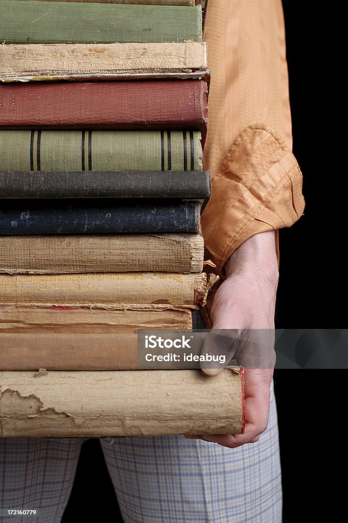 Vecchi libri - Foto stock royalty-free di Adulto