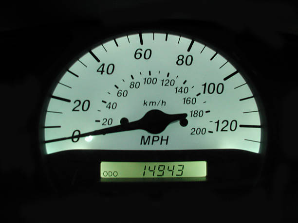 Speedometer stock photo