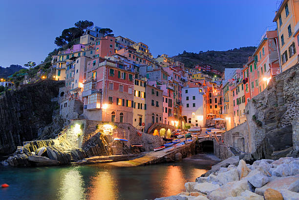 istock Riomaggiore at dusk in Cinque Terre, Italy 172160876