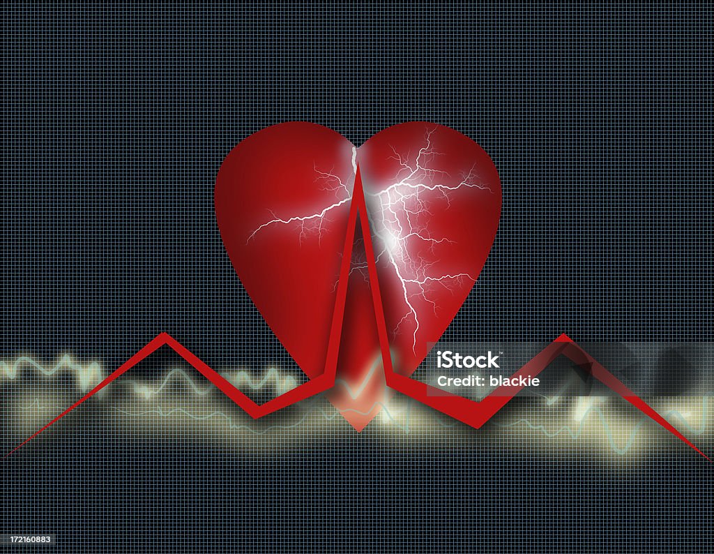 Assistenza sanitaria per la salute Cardio-cuore tabella (parte 2 - Foto stock royalty-free di Aggressione
