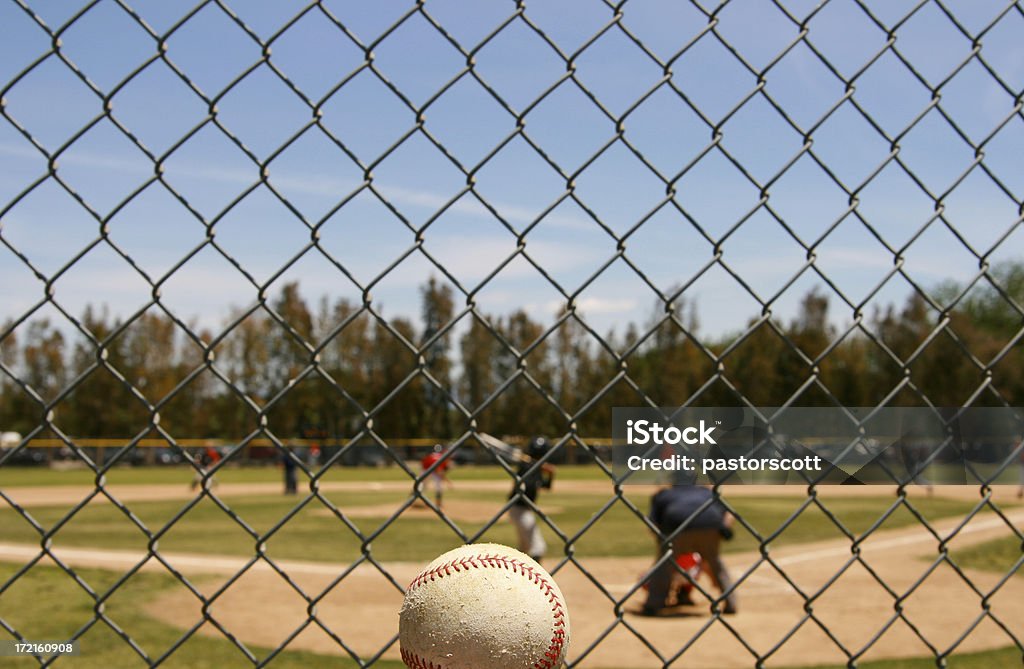 Pitch à Pâte liquide - Photo de Ligue jeunes de baseball et softball libre de droits