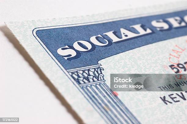 Cartão De Social Security - Fotografias de stock e mais imagens de Cartão de Social Security - Cartão de Social Security, Conceito, Documento