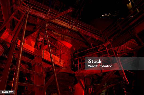 Foto de Industrial Arte Vermelho e mais fotos de stock de Aço - Aço, Cano, Duisburg