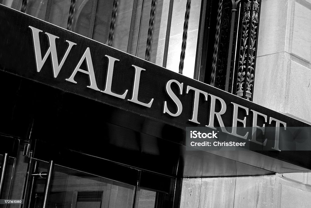 Wall Street-뉴욕 - 로열티 프리 월 가 스톡 사진