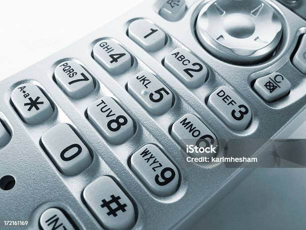 Closeup Photo Of The Numbers On A Cordless Phone Stock Photo - Download Image Now - Communication, Concepts, Connection
