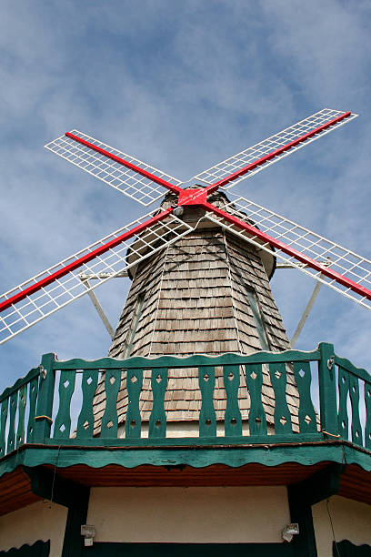 istock Wind mill at Dutch flower market 172161239