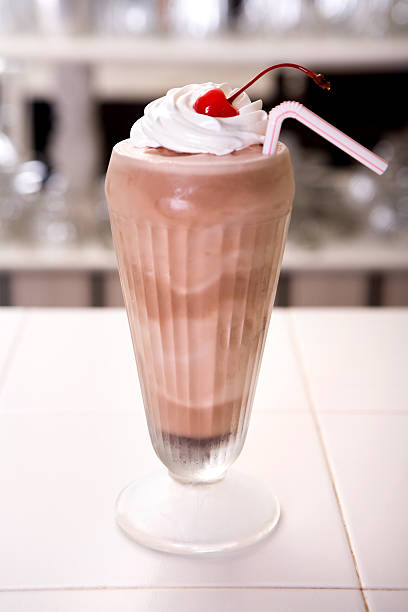 Chocolate Milkshake stock photo
